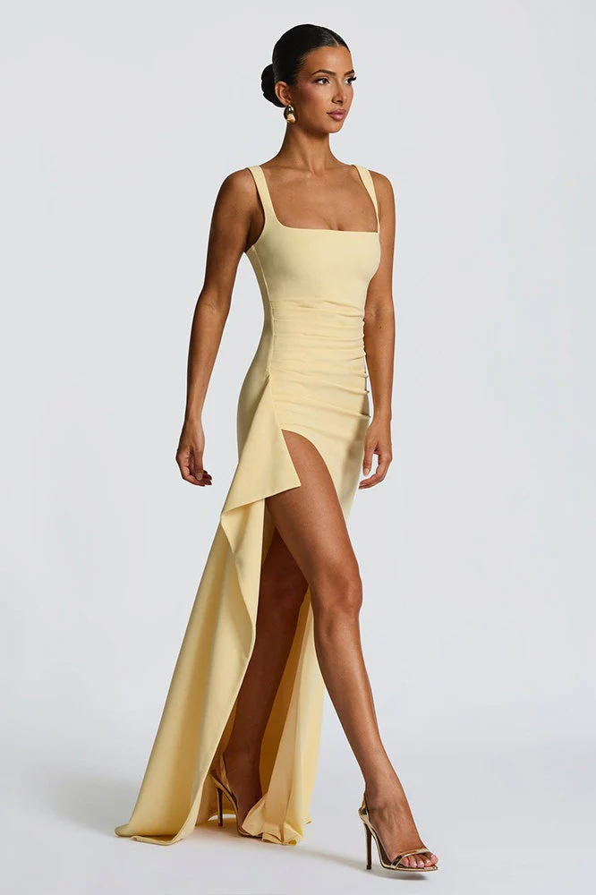 Sexy Spaghetti Strap High Slit Maxi Party Dress - Image 6