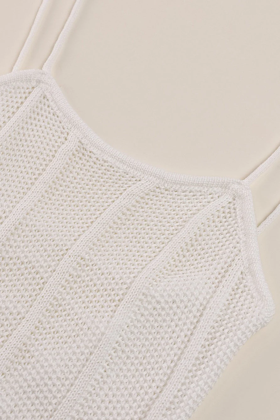 Sexy Split Backless Tie Knit Cardigan Sweater Dress - Image 9