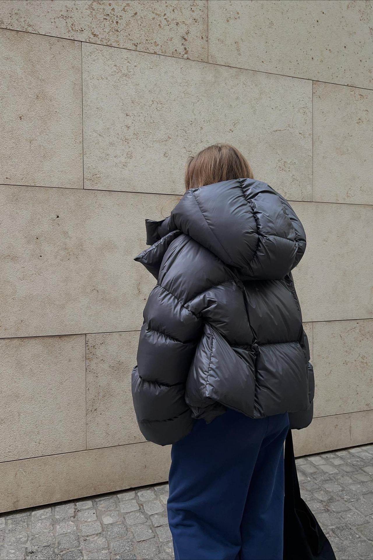Short Hooded Puffer Jacket - Image 16