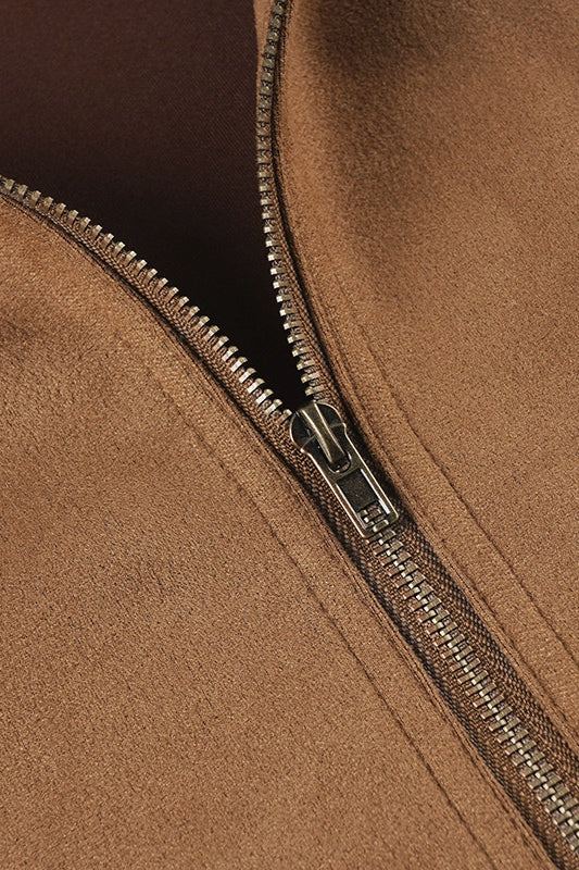 Short Lapel Collar Vintage Jacket - Image 3