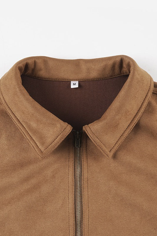 Short Lapel Collar Vintage Jacket - Image 4