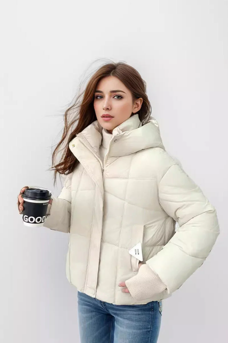 Short Puffer Down Coat - Image 13
