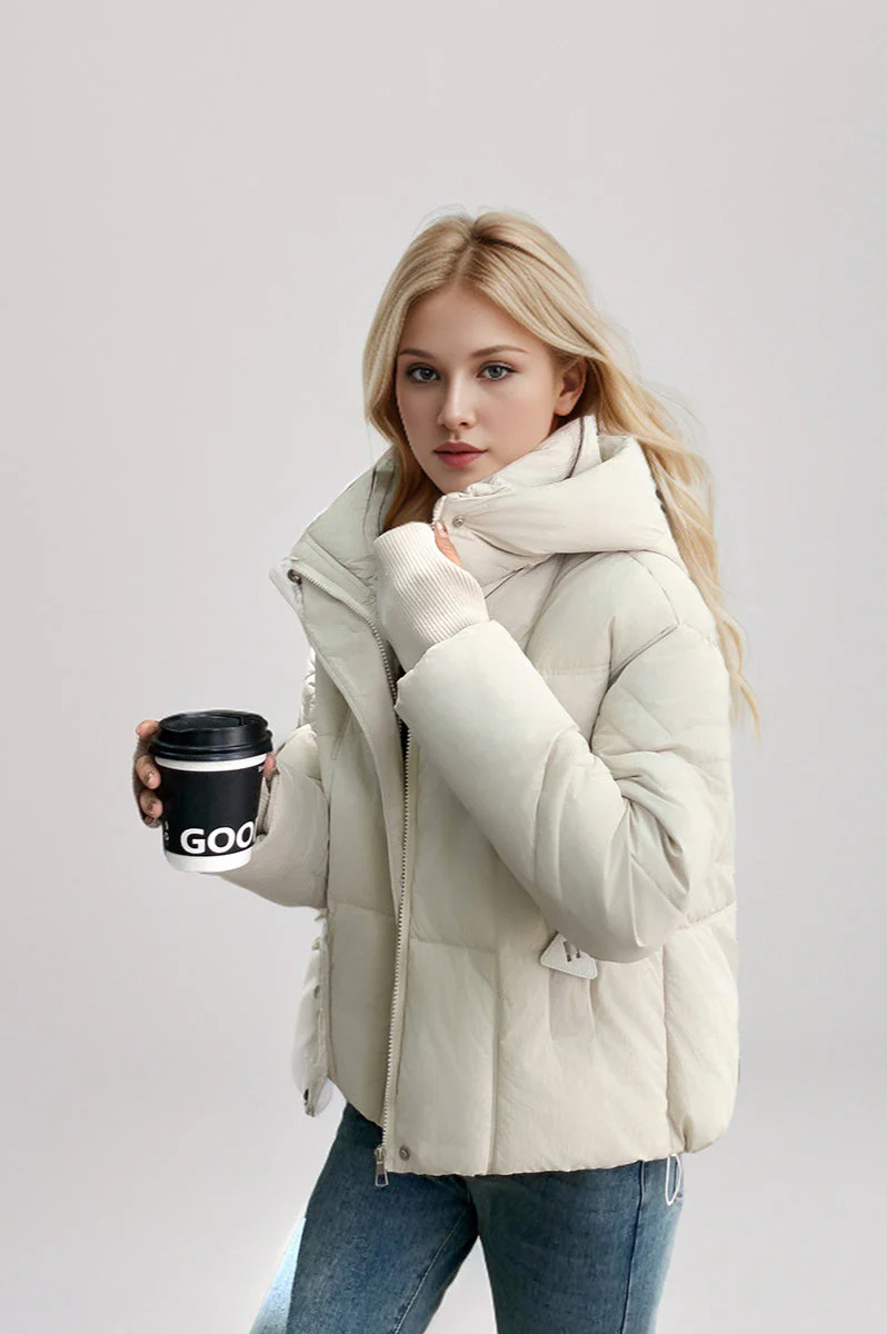 Short Puffer Down Coat - Image 15