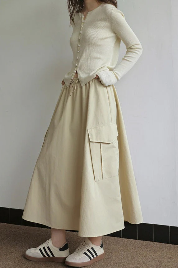Sleek Wool Knit Cardigan - Image 6