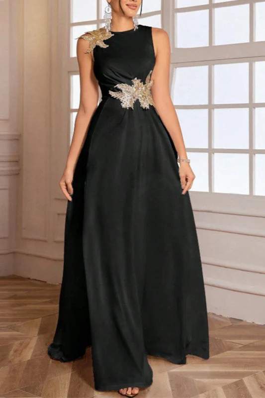 Sleeveless Bodycon Maxi Party Dress - Image 4
