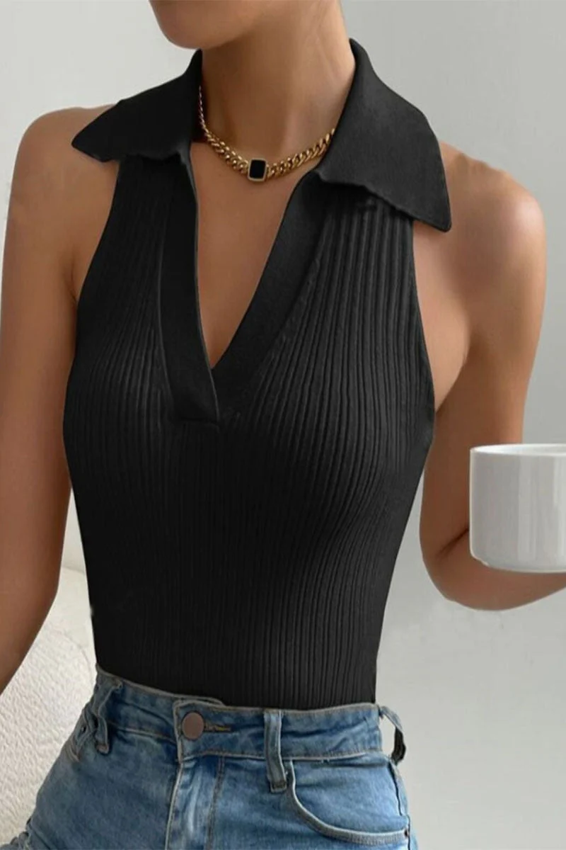 Sleeveless Knit Top - Image 6