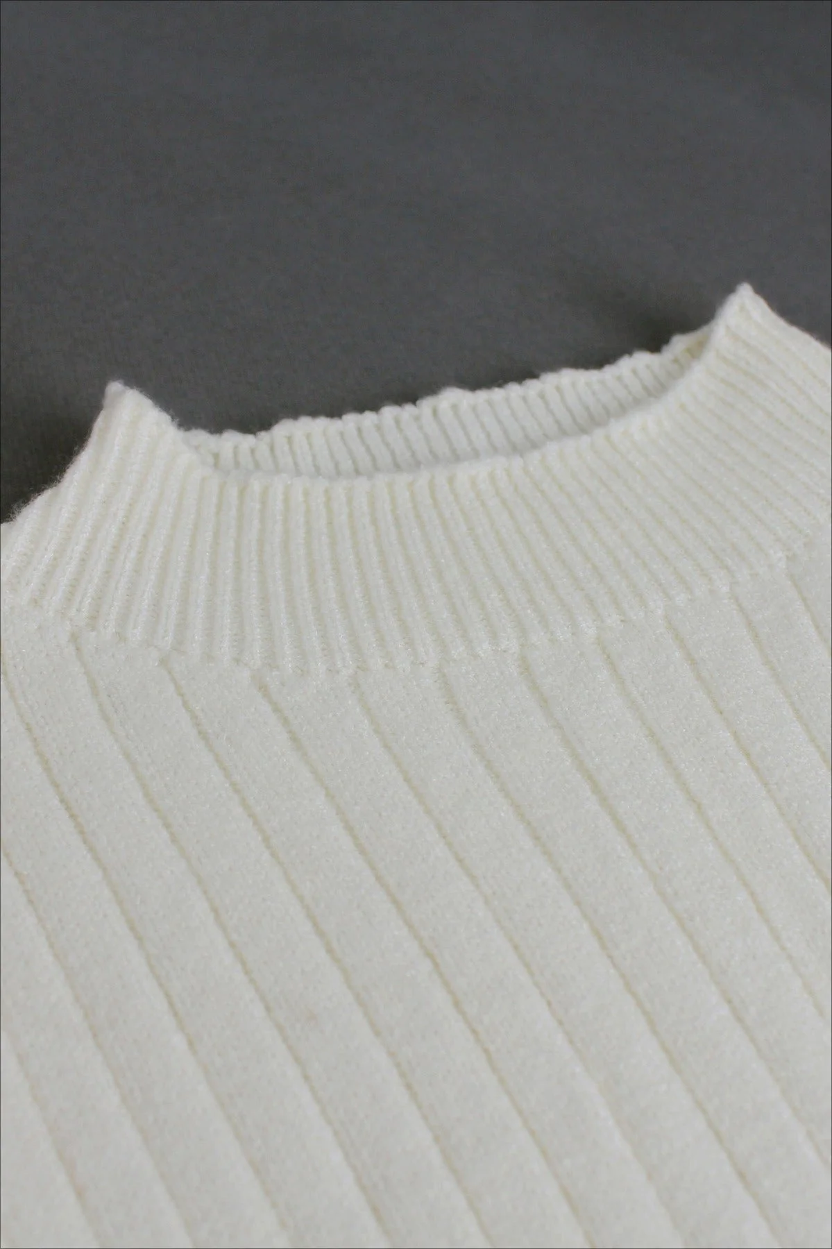 Sleeveless Round Neck Knit Sweater Dress - Image 3