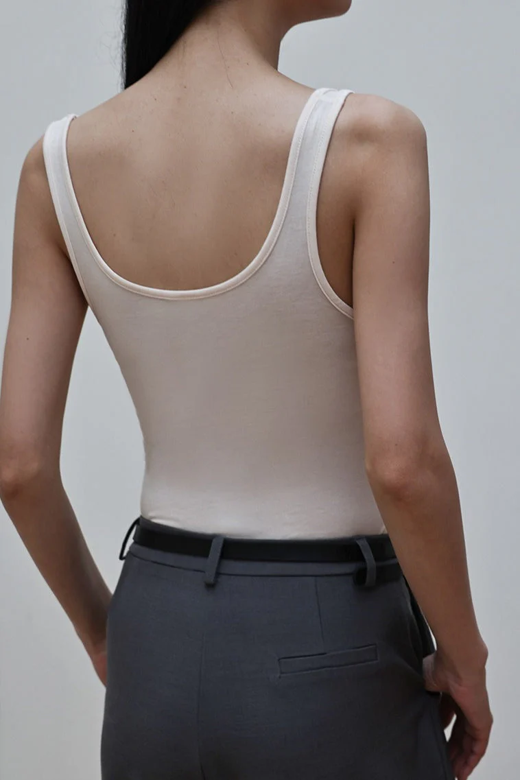 Sleeveless Wool Blend Knit Top - Image 8