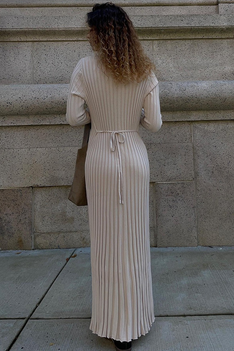 Slim Fit Crew Neck Sweater Dress - Image 6