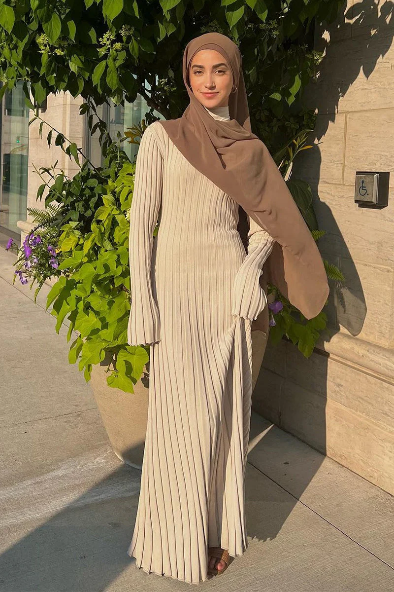 Slim Fit Crew Neck Sweater Dress - Image 8