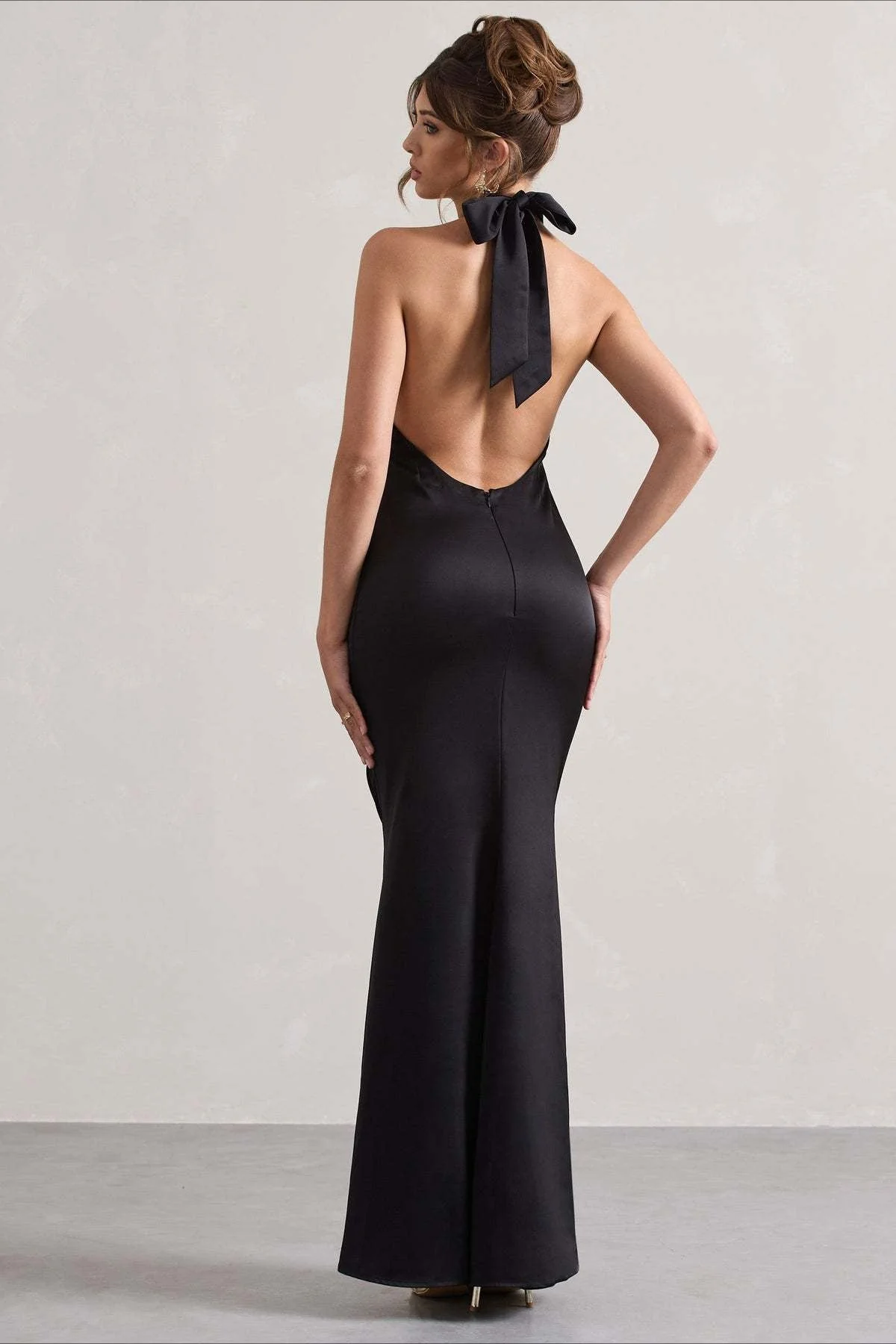 Slim Fit Halter Evening Party Dress - Image 5