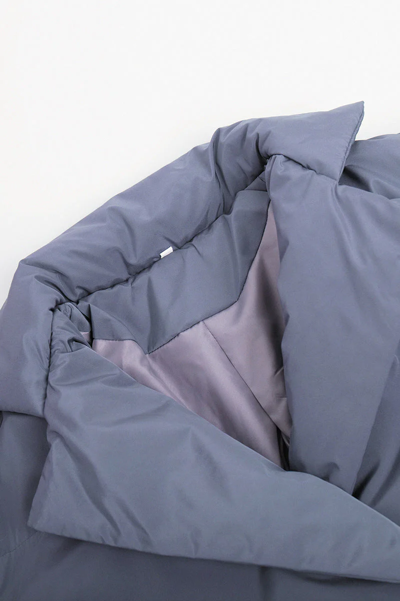 Slim Fit Lapel Belted Winter Coat - Image 11