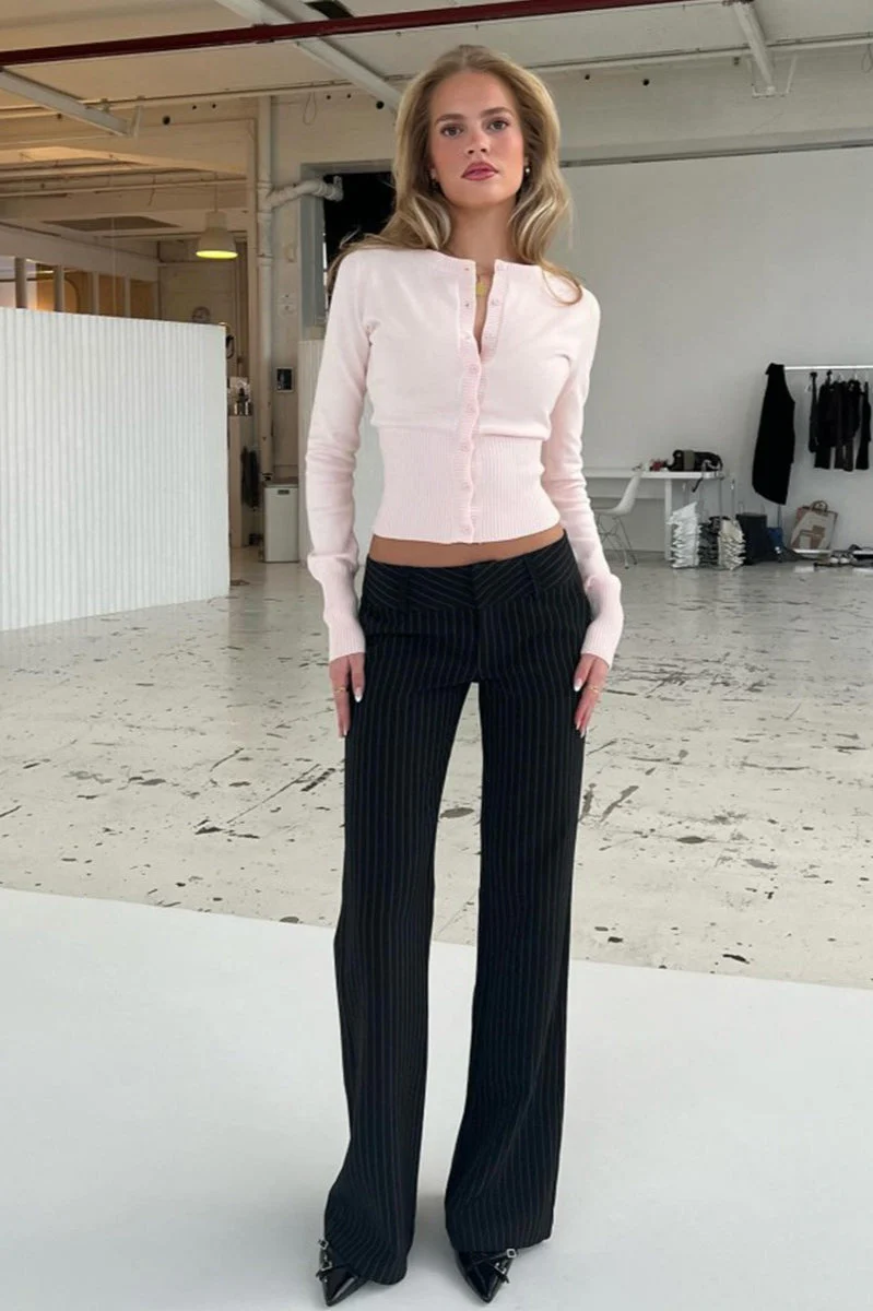 Slim Fit Long Sleeve Cardigan - Image 7
