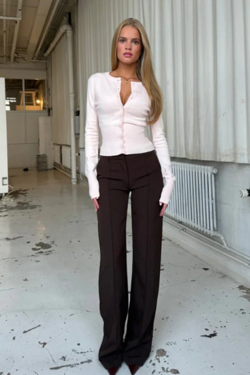 Slim Fit Long Sleeve Cardigan - Image 11