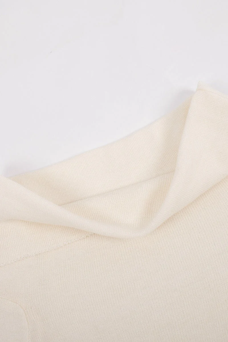Slim Fit Off-Shoulder Knit Top - Image 24