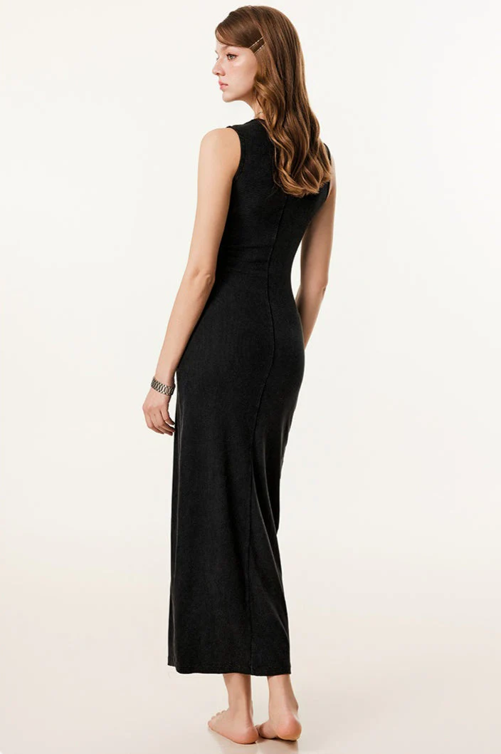 Slim Fitted Knit Tank Sweater Dress - Image 9