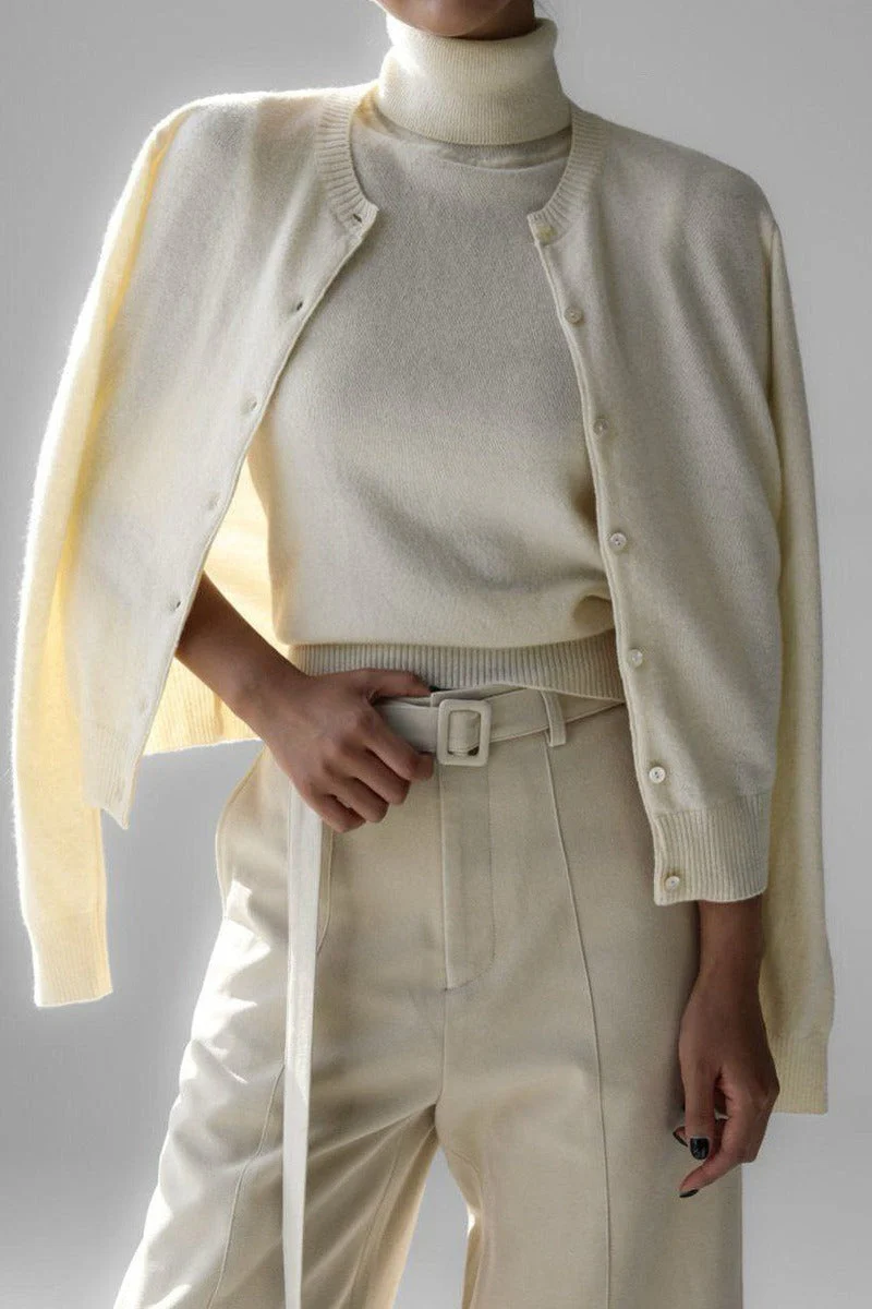 Slim Turtleneck Knit Top - Image 4