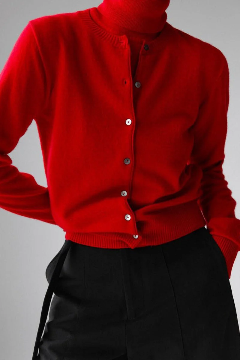 Slim Turtleneck Knit Top - Image 6