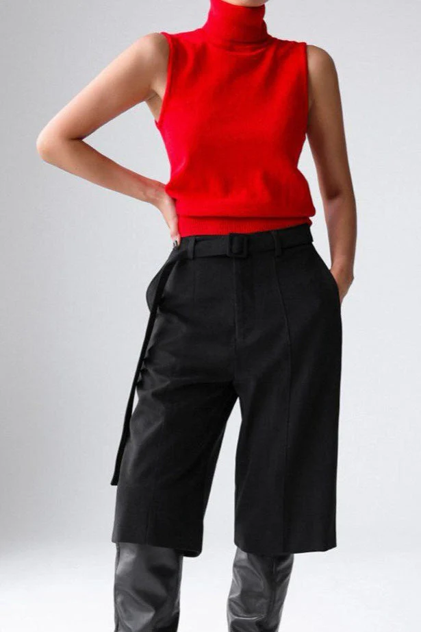Slim Turtleneck Knit Top - Image 8