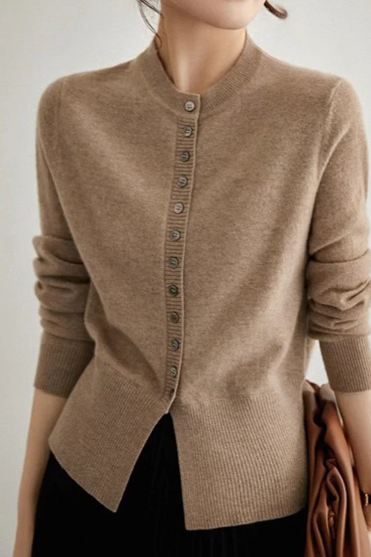 Slit Sleeve Soft Touch Cardigan - Image 3