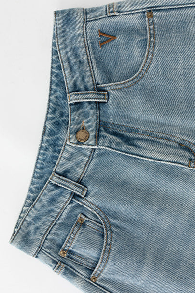 Soft High Rise Embroidered Cropped Jeans - Image 8
