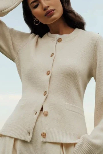Soft Plush Relaxed Cardigan - Image 2