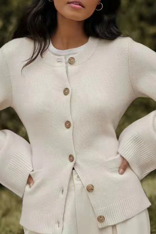 Soft Plush Relaxed Cardigan - Image 3