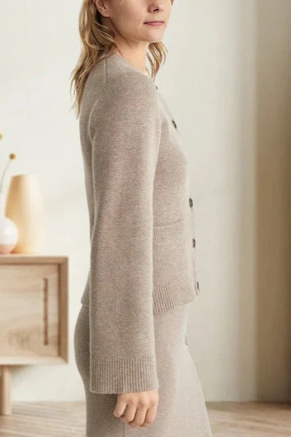 Soft Plush Relaxed Cardigan - Image 7
