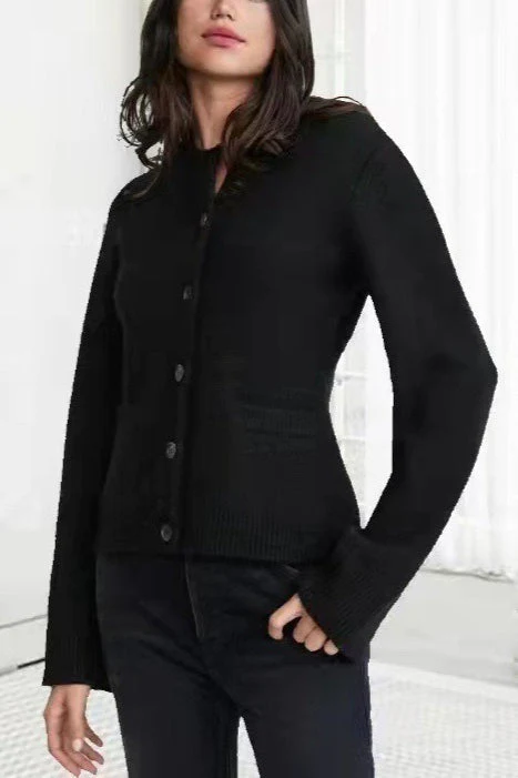 Soft Plush Relaxed Cardigan - Image 8