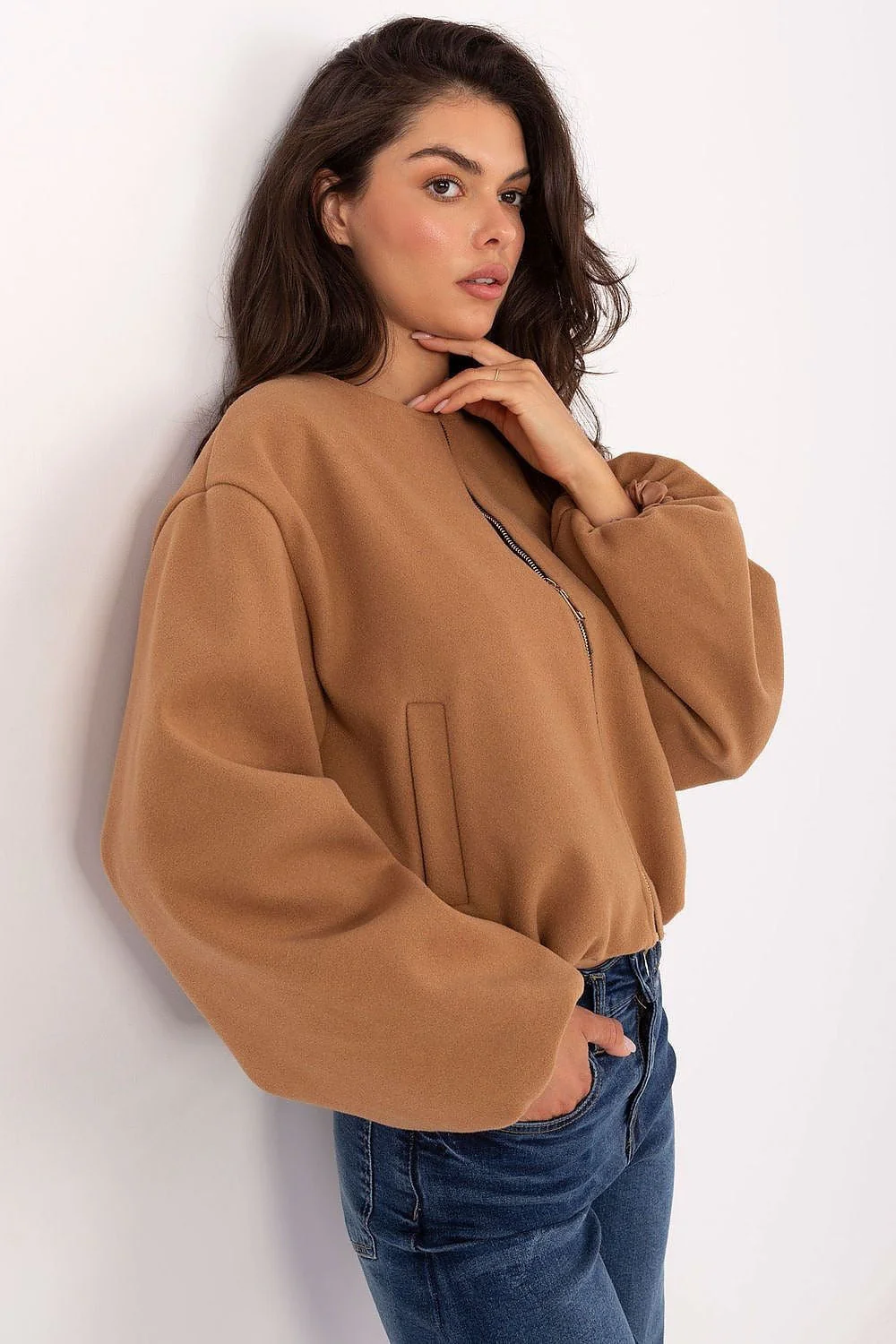 Soft Touch Bomber Jacket - Image 8