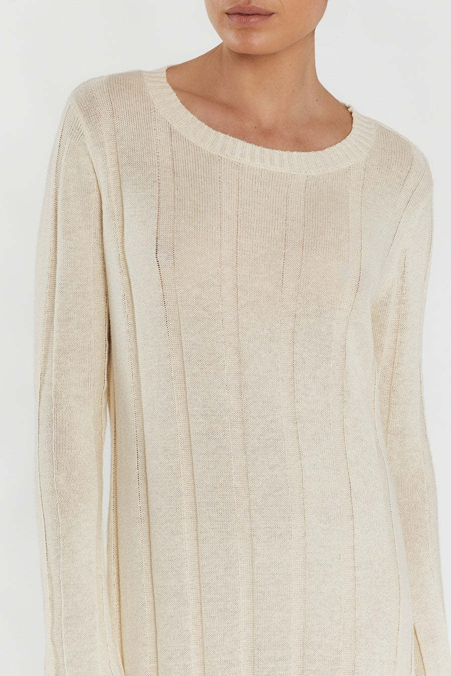 Solid A Line Maxi Sweater Dress - Image 10