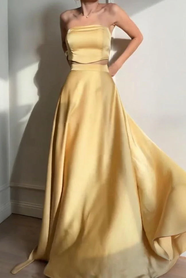 Solid Belted Sleeveless Formal Dress - Image 2