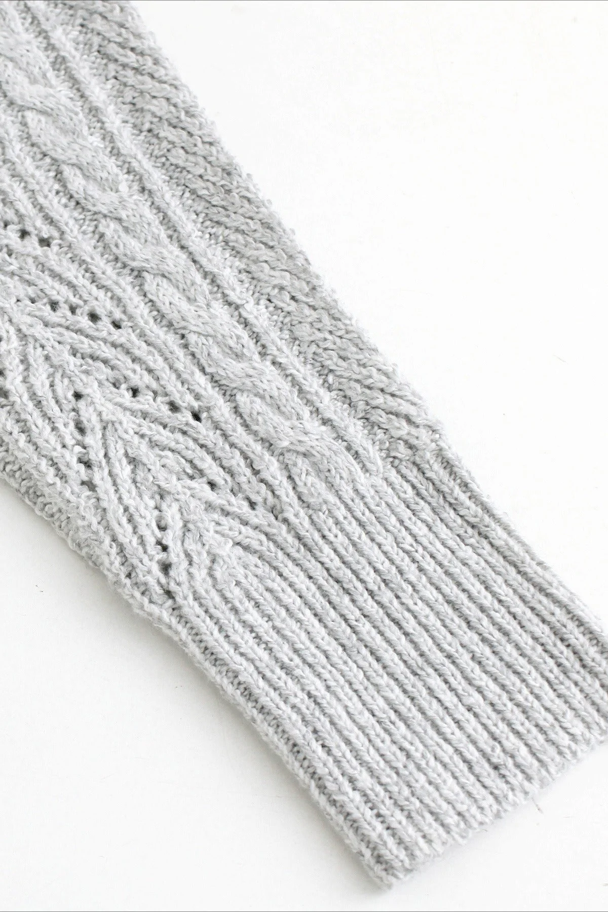 Solid Color Long Sleeve Knit Sweater Dress - Image 5