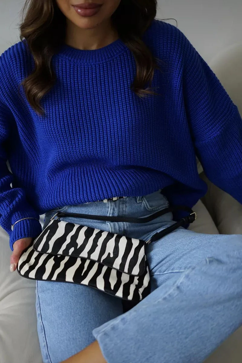 Solid Knit Crewneck Pullover Sweater - Image 17