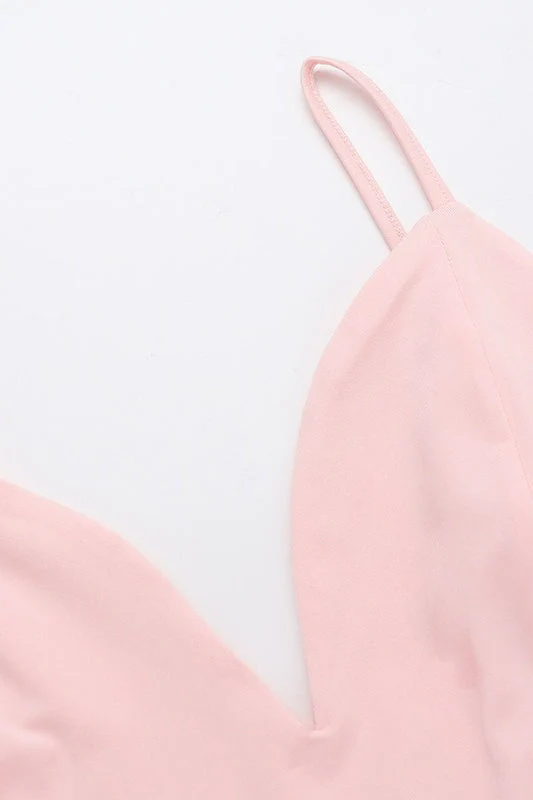 Spaghetti Strap Ruffle Party Dress - Image 9