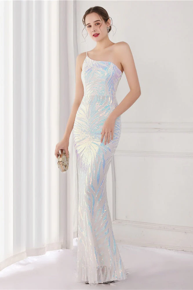 Sparkle Beaded V Neck Party Gown Formal Dress - Image 2