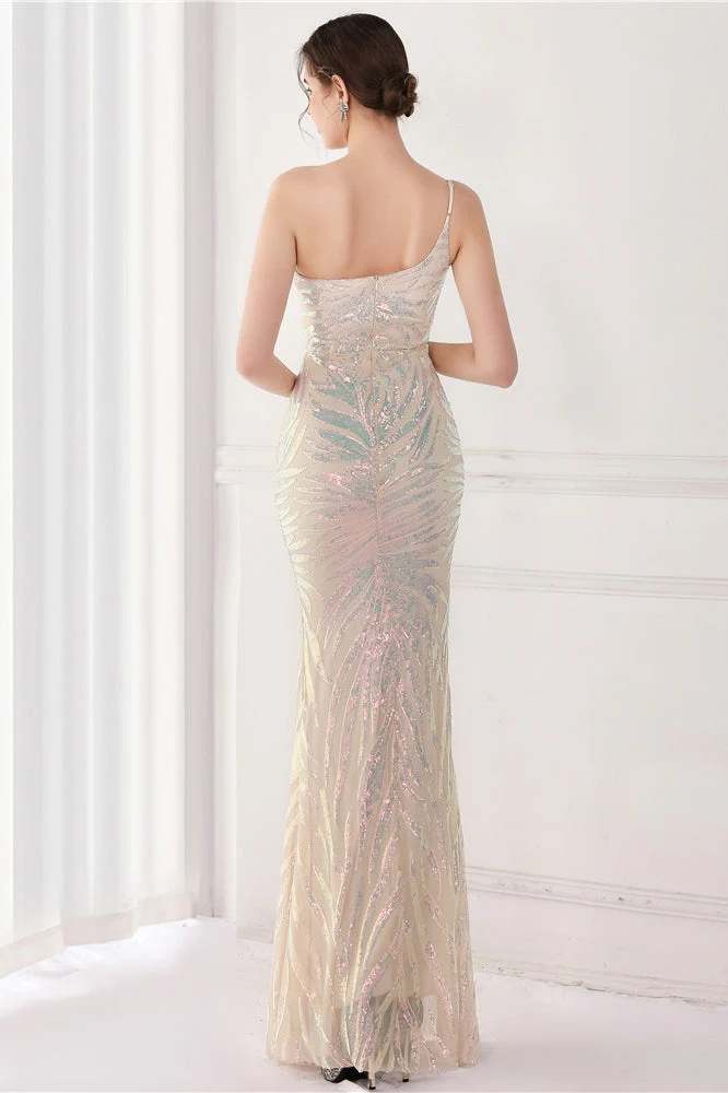 Sparkle Beaded V Neck Party Gown Formal Dress - Image 22