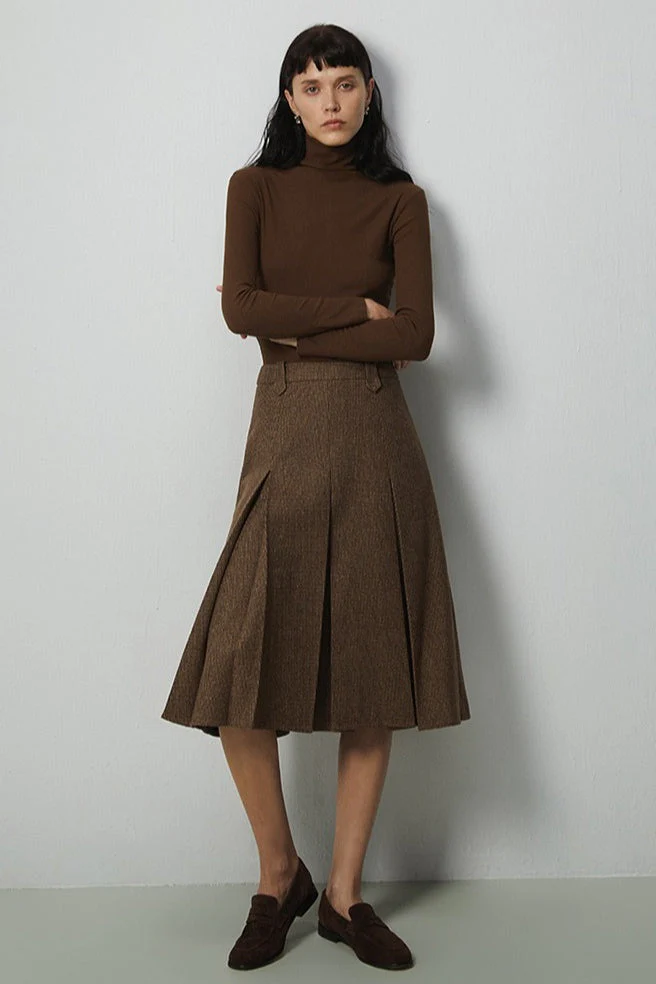 Stacked Neck Thermal Stretch Knit Top - Image 5