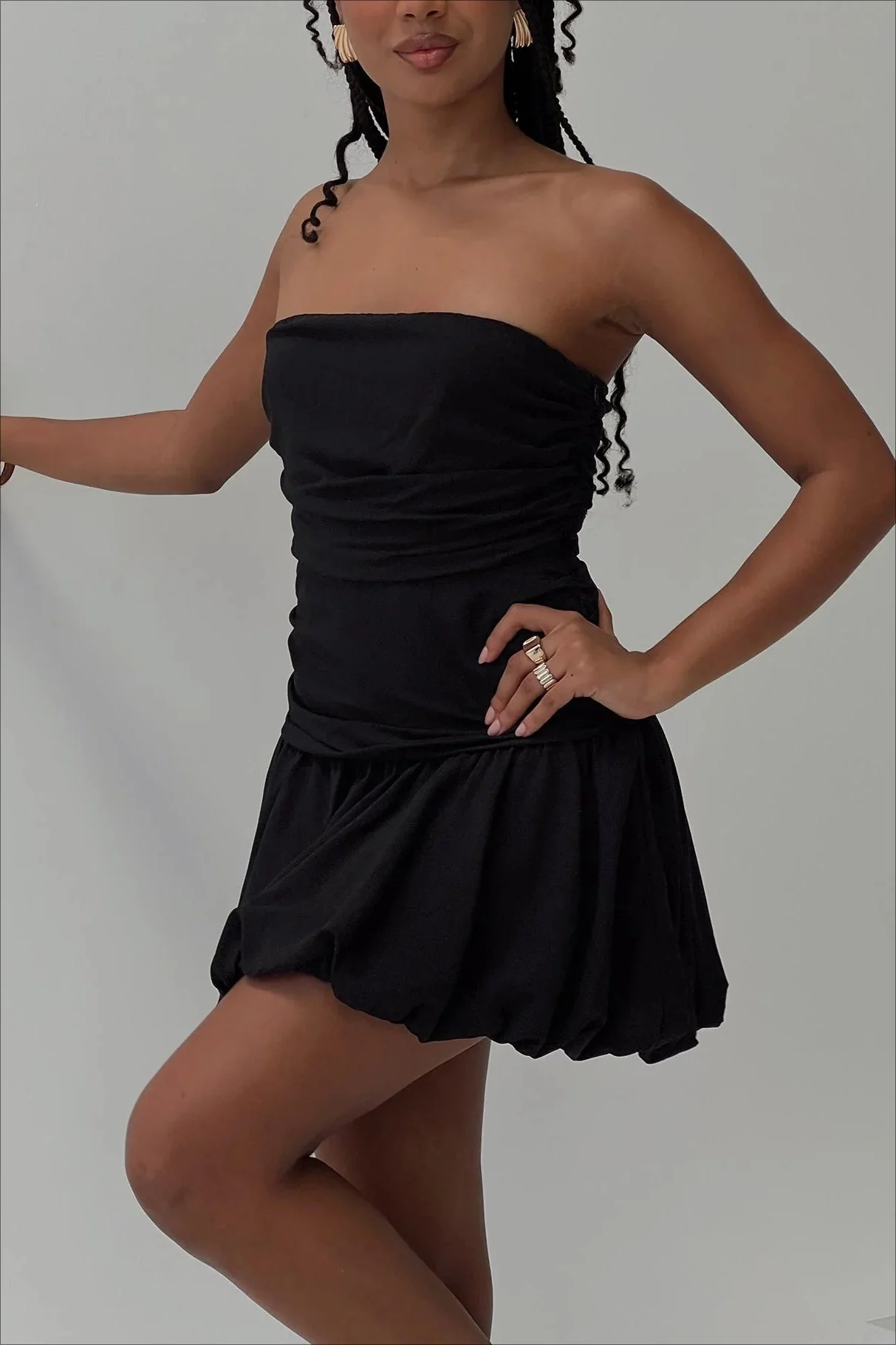 Strapless Bodycon Mini Party Dress - Image 12