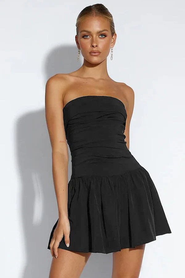 Strapless Bodycon Mini Party Dress - Image 9