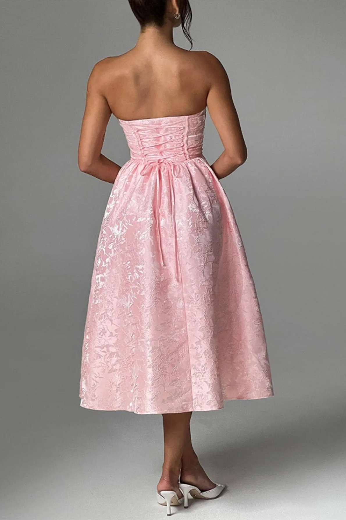 Strapless Elegant Party Dress - Image 15