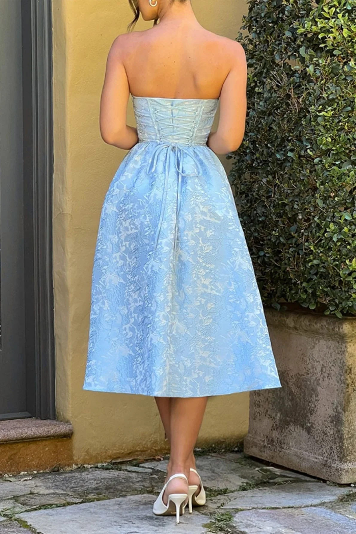 Strapless Elegant Party Dress - Image 3