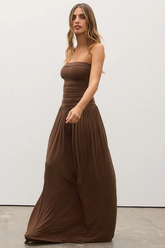 Strapless Off Shoulder Maxi Formal Dress - Image 8