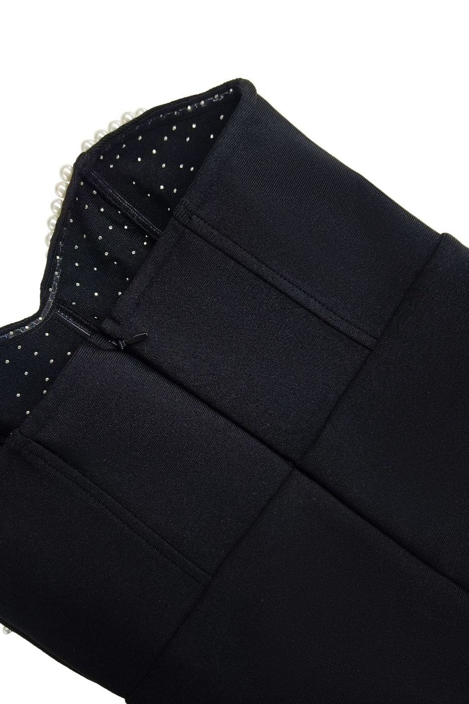 Strapless Pearl Bandage Party Dress - Image 9