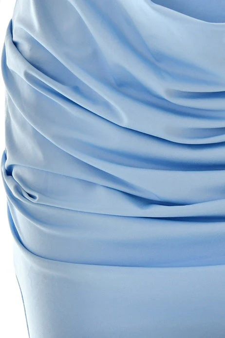 Strapless Ruched Bodycon Mini Party Dress - Image 9