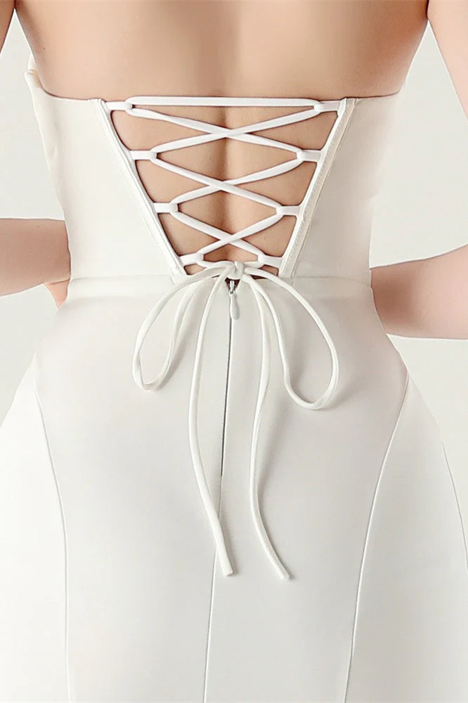 Strapless Sweetheart Pleated Party Dress - Image 24