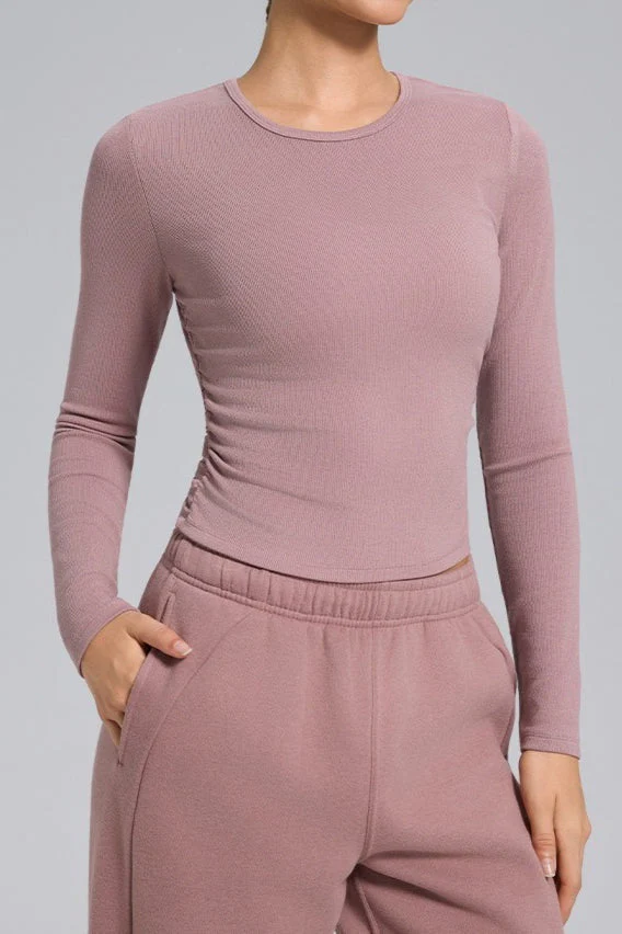 Stretch Round Neck Knit Top - Image 5