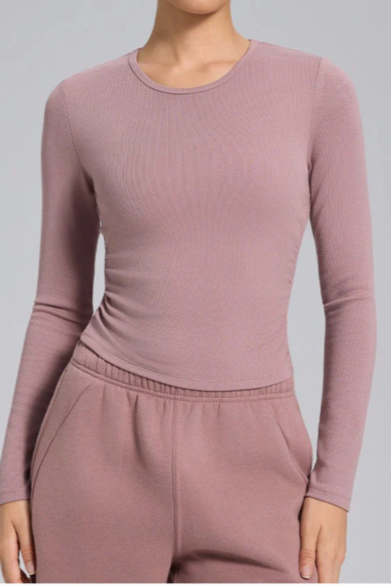 Stretch Round Neck Knit Top - Image 6