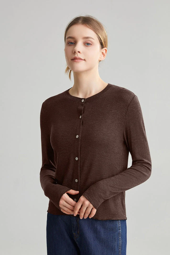 Structured Tencel Cardigan - Image 5