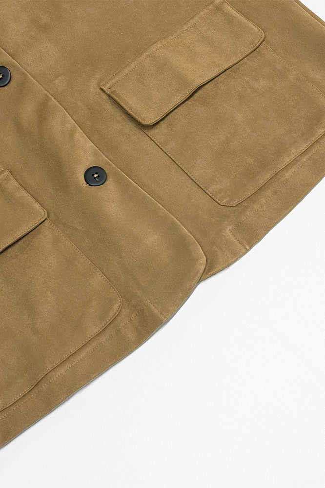 Suede Lapel Vintage Jacket - Image 9